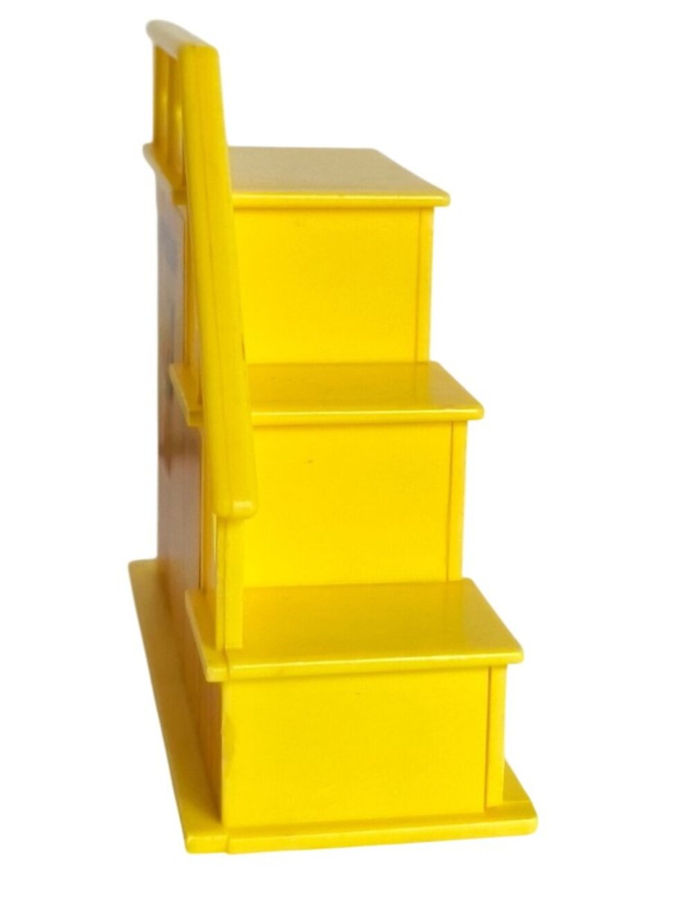 Vtg Fisher Price Little People Play Family House 952 Yellow Staircase Closet '70 - Picture 2 of 6